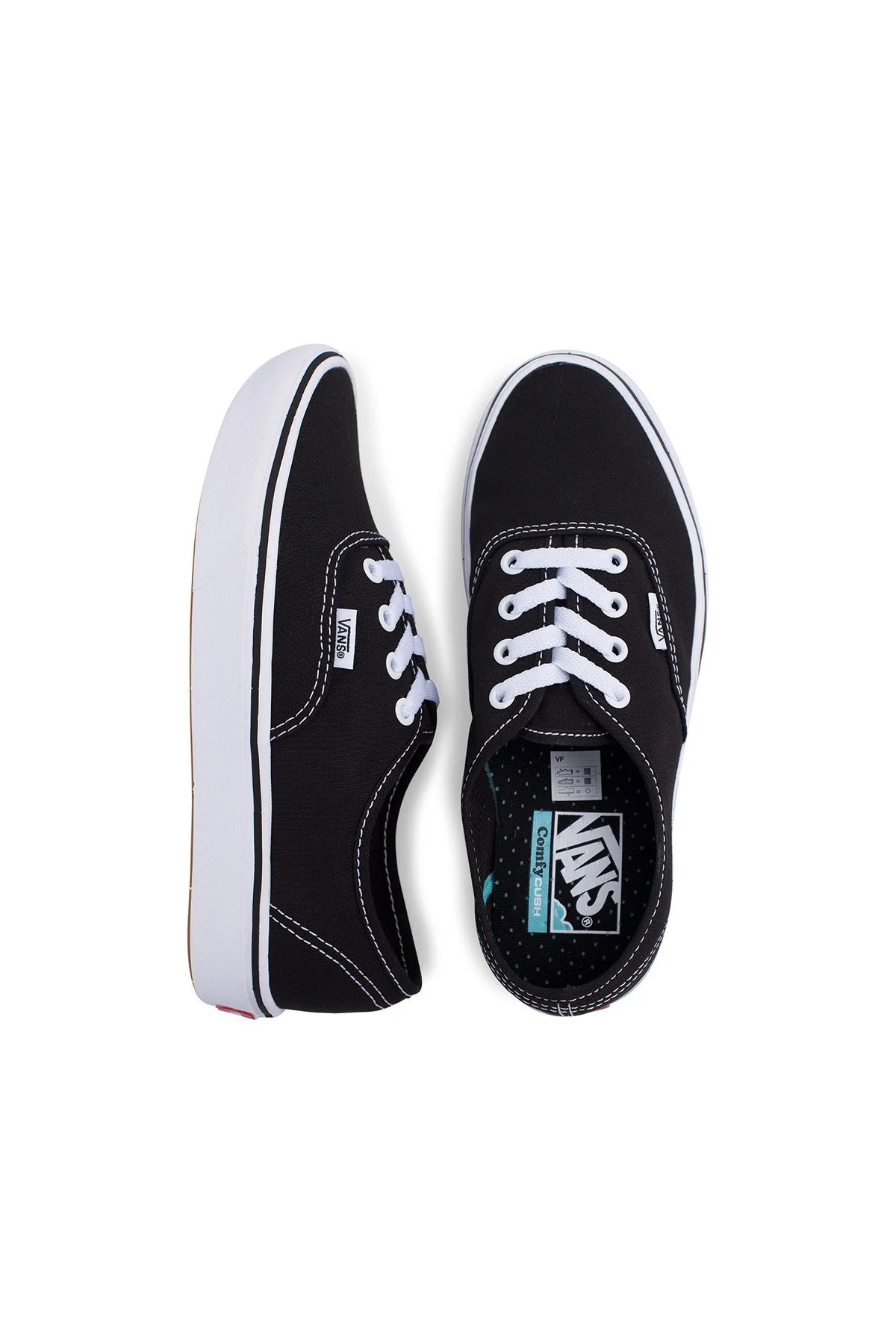 Vans Ua Comfycush Authentic Unisex Ayakkabı VN0A3WM7VNE1 SİYAH - 5