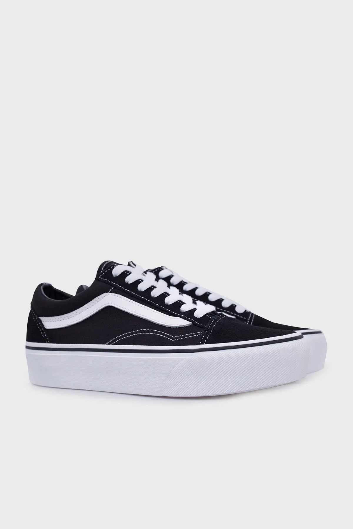 Vans Ua Old Skool Platform Sneaker Unisex Ayakkabı VN0A3B3UY281 SİYAH-BEYAZ - 3