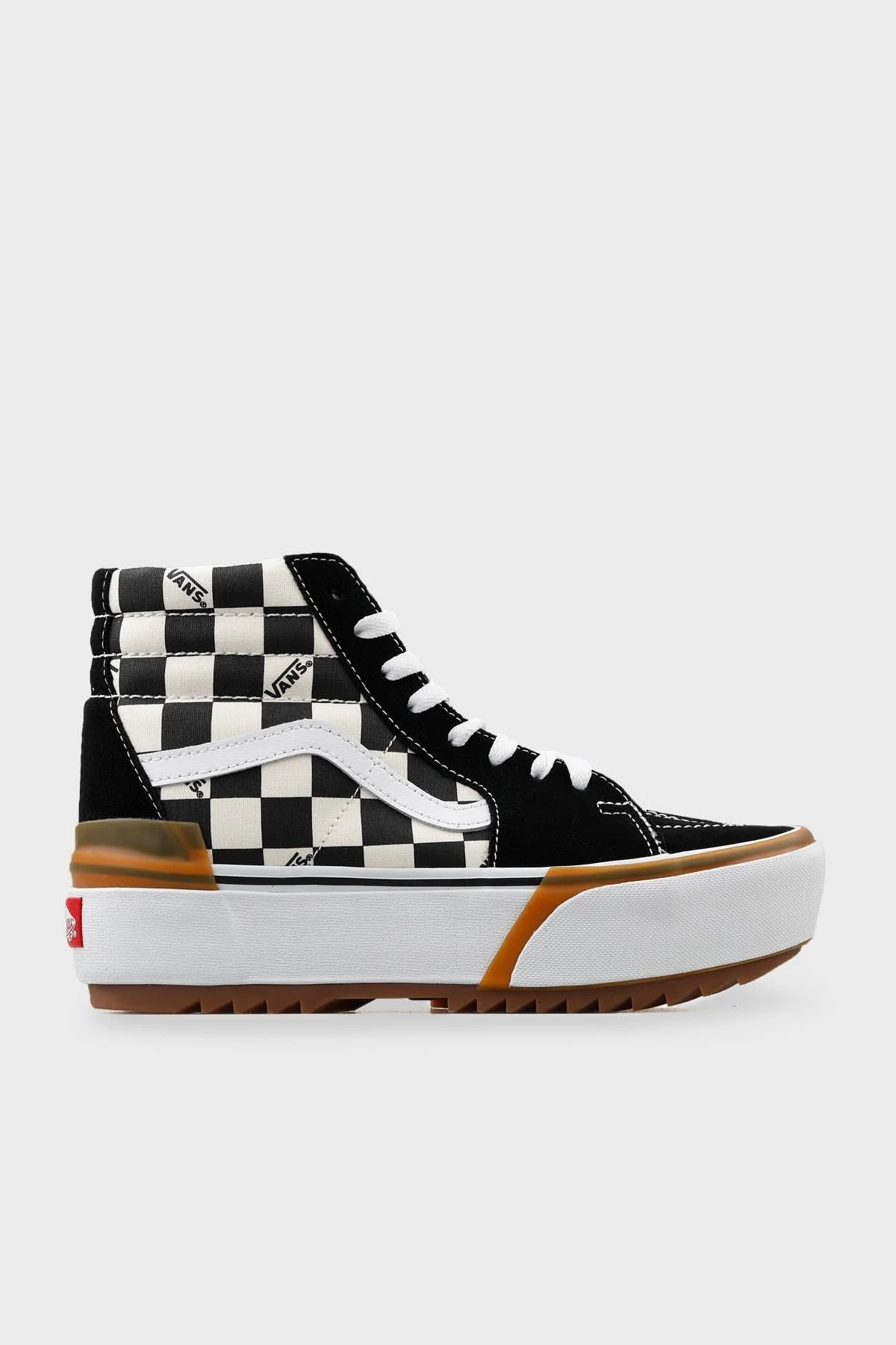 Vans UA SK8-Hi Stacked Günlük Bayan Ayakkabı VN0A4BTWVLV1 SİYAH-BEYAZ - 1