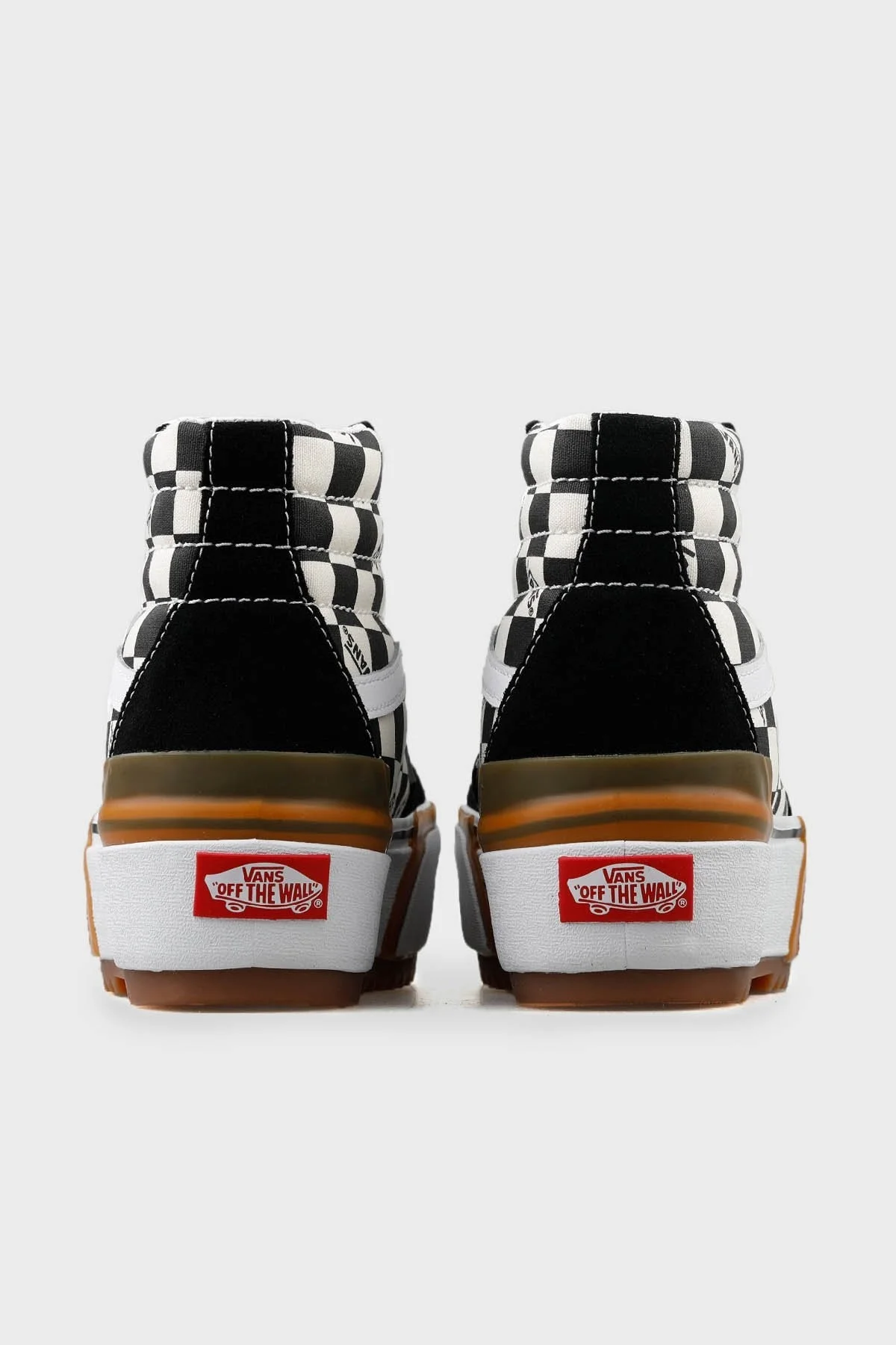 Vans UA SK8-Hi Stacked Günlük Bayan Ayakkabı VN0A4BTWVLV1 SİYAH-BEYAZ - 4