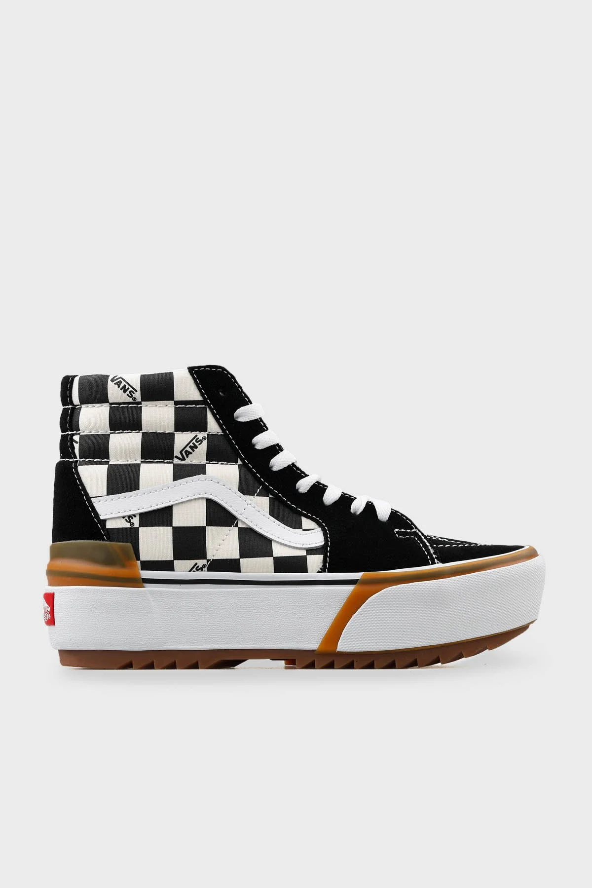 Vans UA SK8-Hi Stacked Günlük Kadın Ayakkabı VN0A4BTWVLV1 SİYAH-BEYAZ - 1