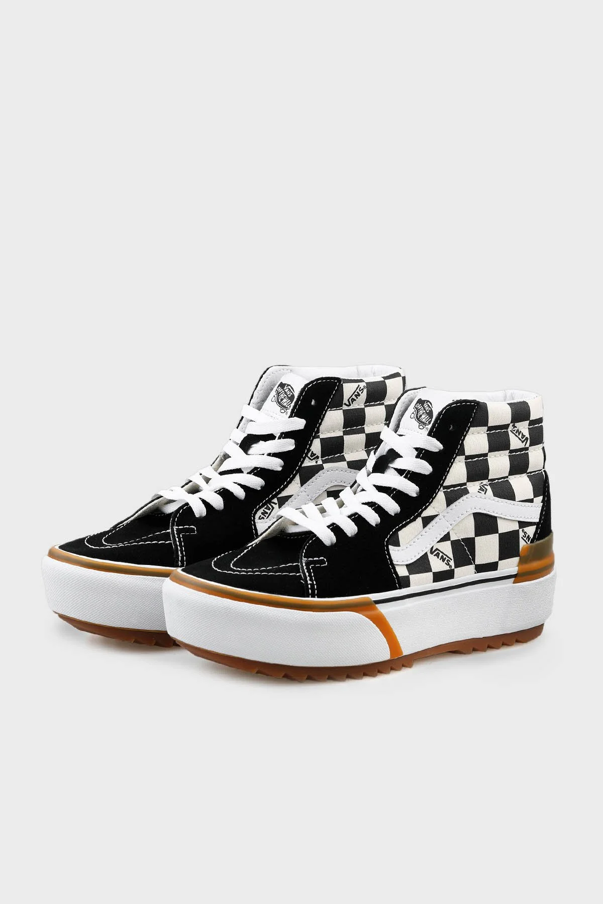 Vans UA SK8-Hi Stacked Günlük Kadın Ayakkabı VN0A4BTWVLV1 SİYAH-BEYAZ - 3