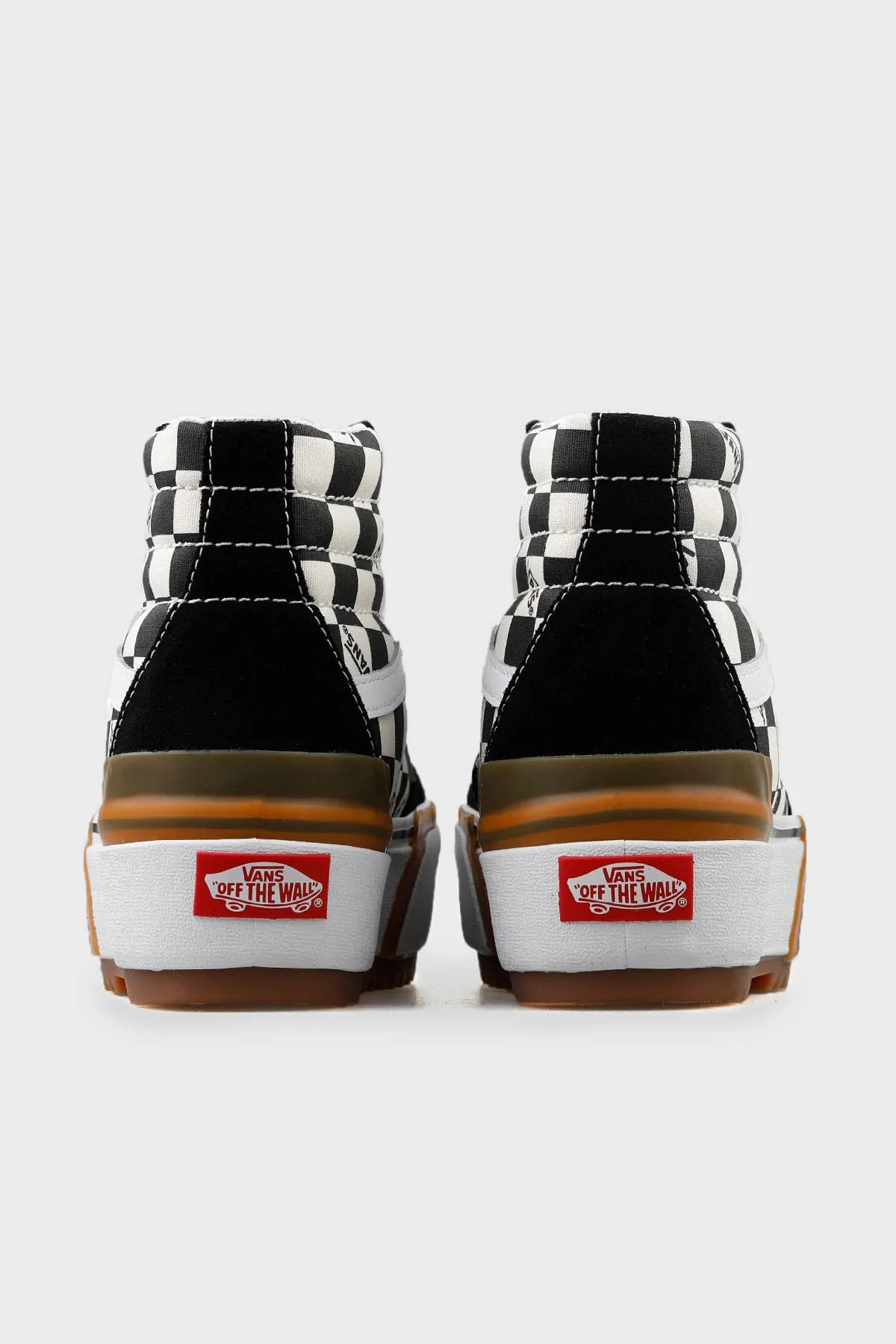 Vans UA SK8-Hi Stacked Günlük Kadın Ayakkabı VN0A4BTWVLV1 SİYAH-BEYAZ - 4
