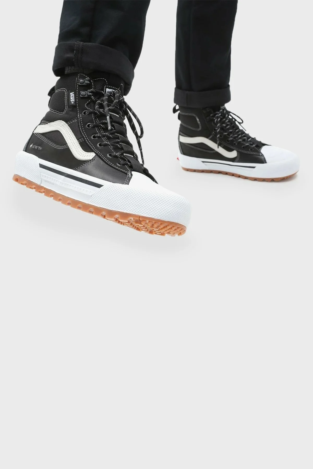 Vans UA SK8-Hi Su Geçirmez Yalıtımlı Gore-Tex Bilekli Unisex Ayakkabı VN0A5I111KP1 SİYAH-BEYAZ - 3