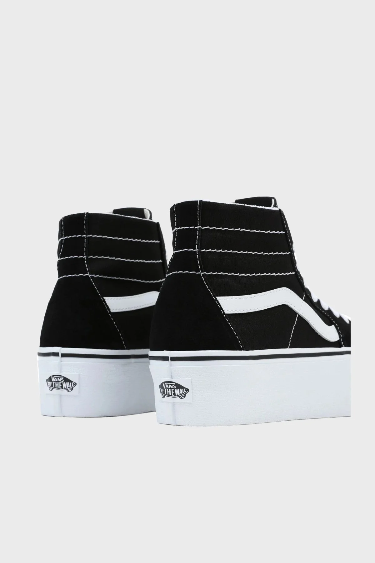 Vans UA SK8-Hi Tapered Bilekli Platform Sneaker Bayan Ayakkabı VN0A5JMKBMX1 SİYAH-BEYAZ - 6
