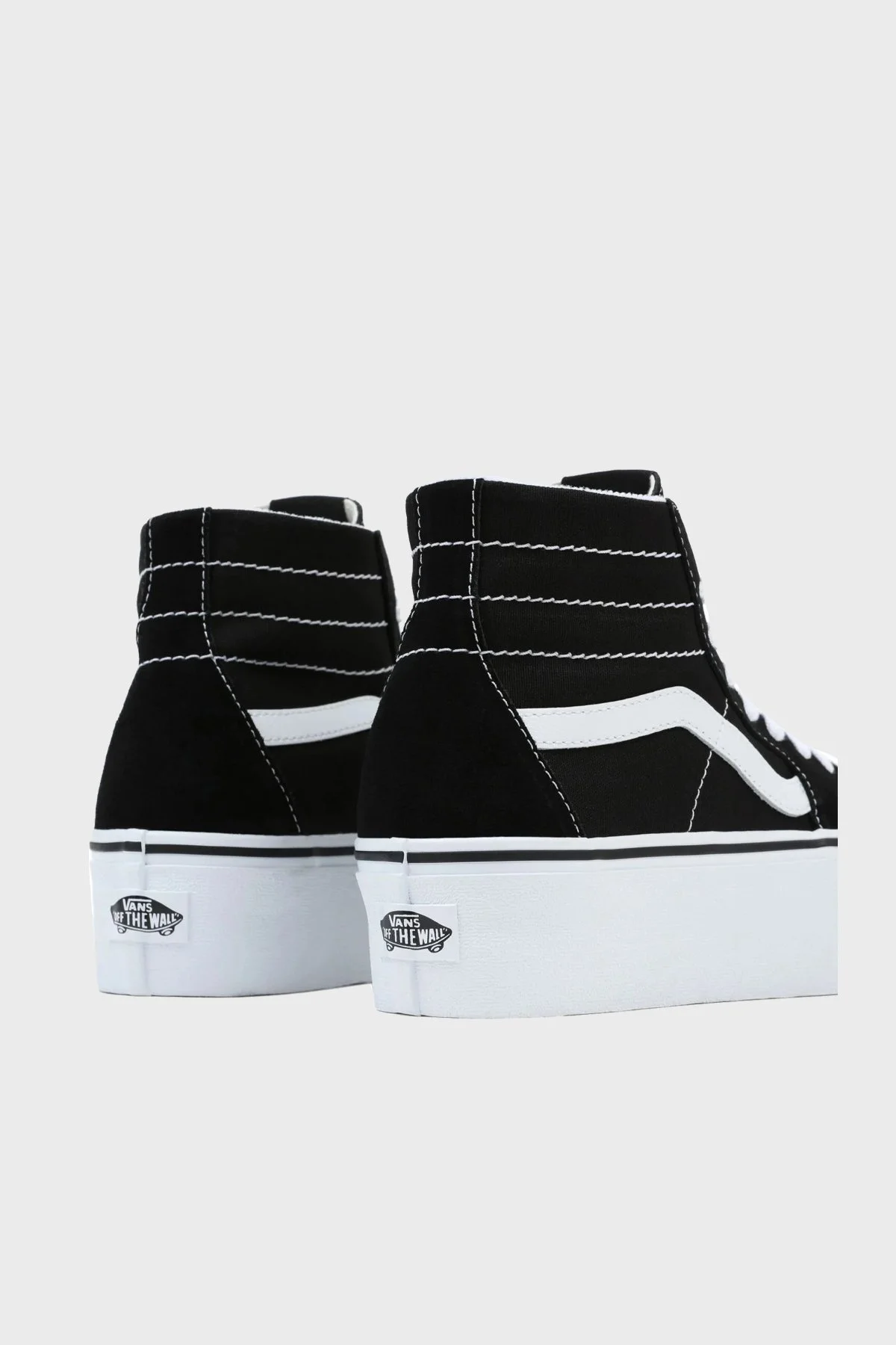 Vans UA SK8-Hi Tapered Bilekli Platform Sneaker Kadın Ayakkabı VN0A5JMKBMX1 SİYAH-BEYAZ - 6