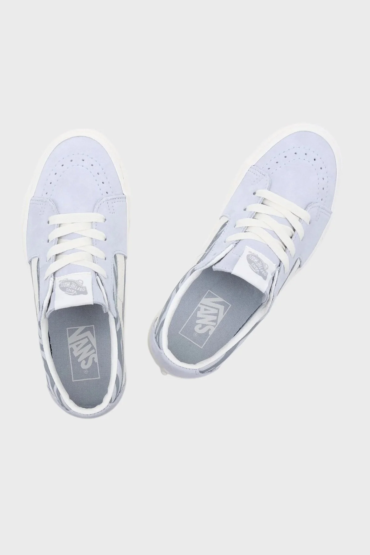 Vans UA SK8-Low Desenli Sneaker Unisex Ayakkabı VN0A5KXDFYN1 AÇIK MAVİ - 3