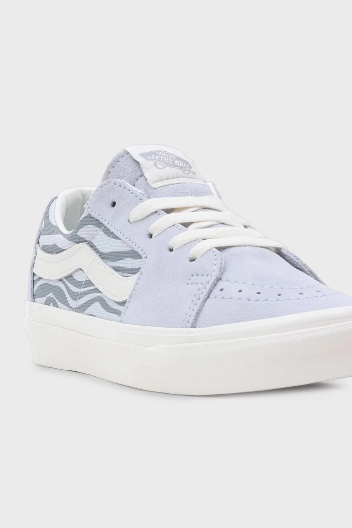 Vans UA SK8-Low Desenli Sneaker Unisex Ayakkabı VN0A5KXDFYN1 AÇIK MAVİ - 6
