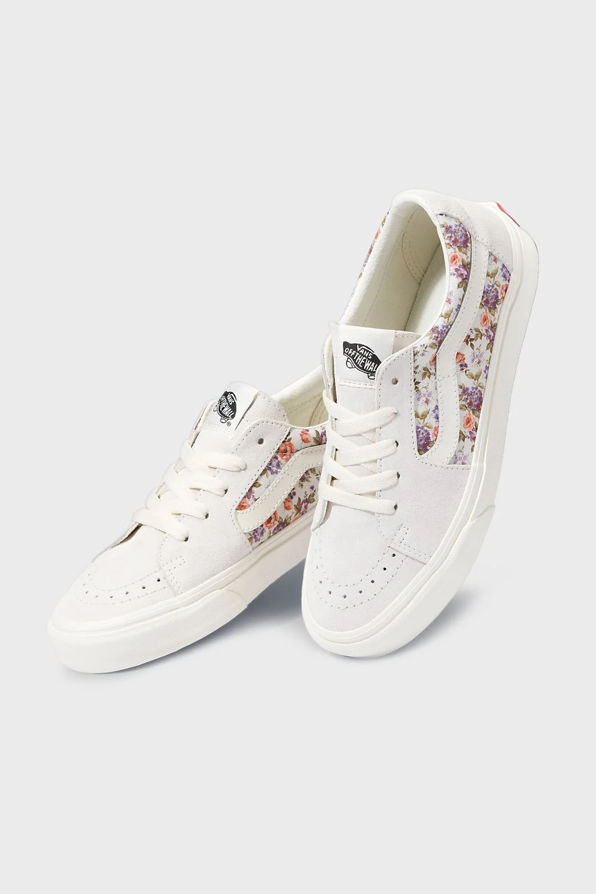 Vans UA SK8-Low Sneaker Bayan Ayakkabı VN0A5KXDFS81 BEYAZ-MOR - 2