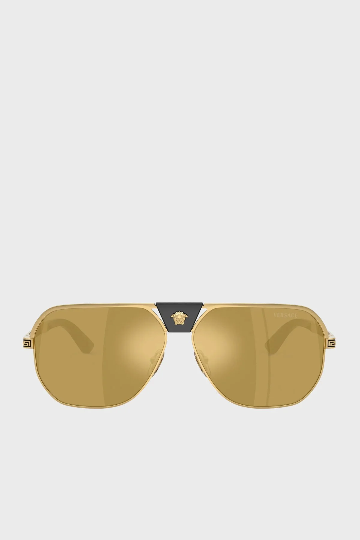 Versace Asimetrik Güneş Erkek Gözlük 0VE2294 10025A 61 Altın - 1