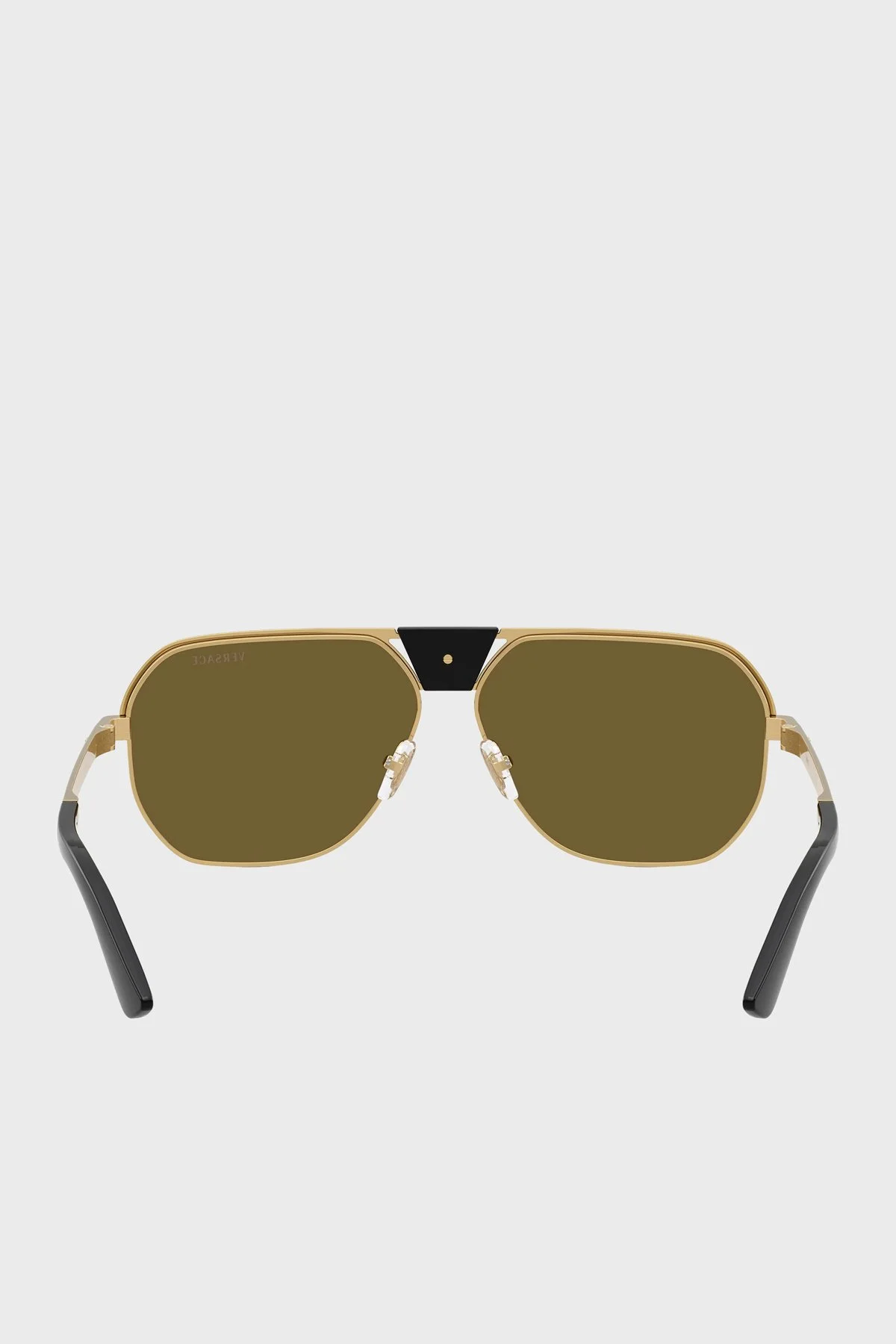 Versace Asimetrik Güneş Erkek Gözlük 0VE2294 10025A 61 Altın - 4