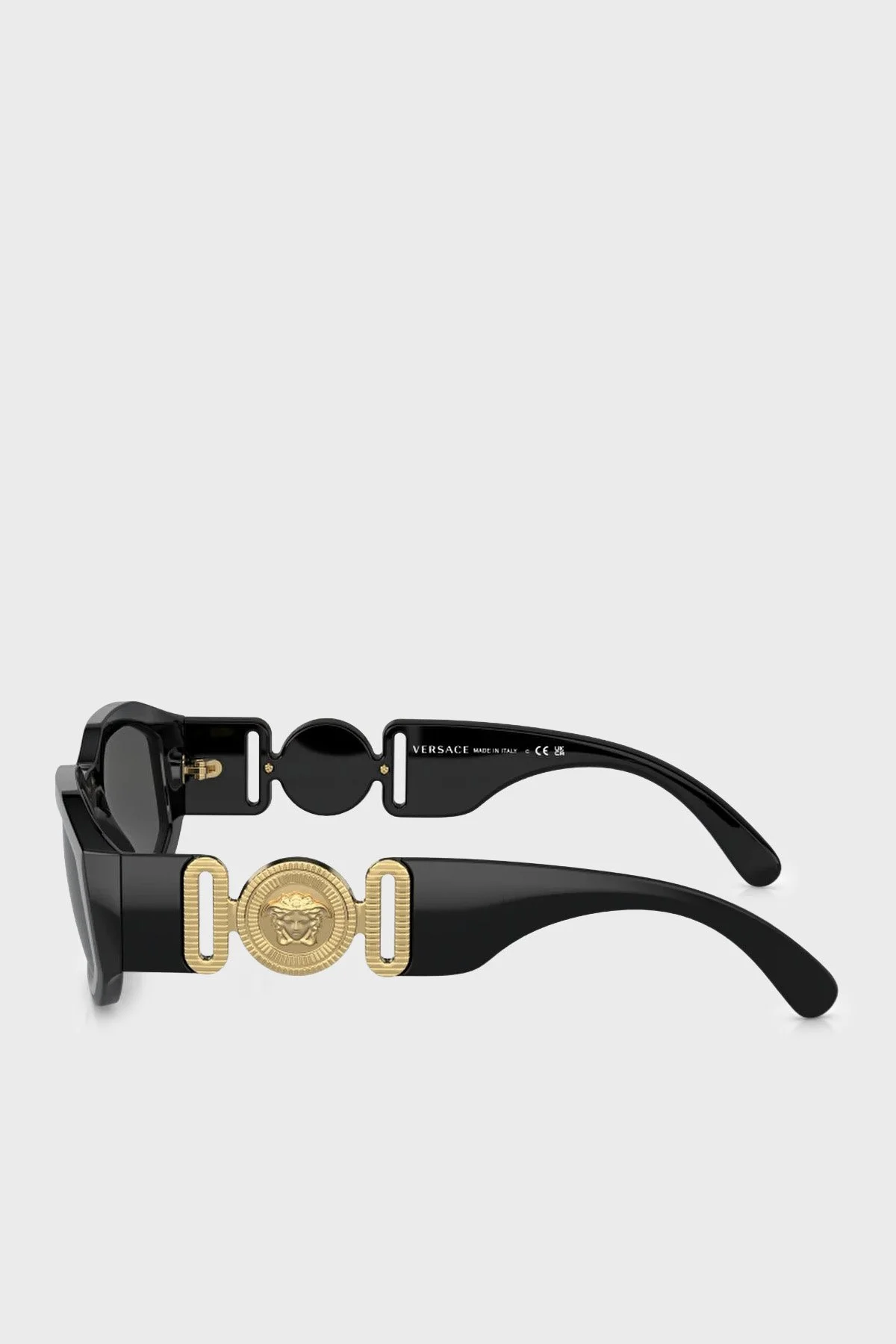 Versace Asimetrik Güneş Erkek Gözlük 0VE4361 GB187 53 SİYAH - 3