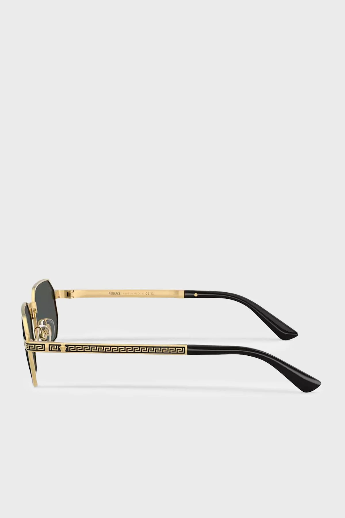Versace Dikdörtgen Güneş Erkek Gözlük 0VE2297 100287 54 Altın - 2