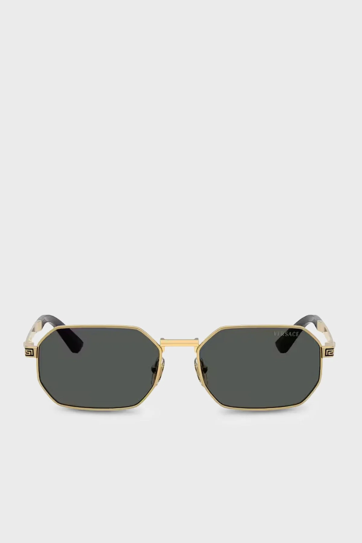 Versace Dikdörtgen Güneş Erkek Gözlük 0VE2297 100287 54 Altın - 3