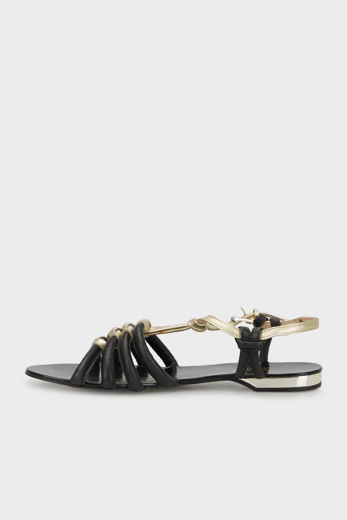 Versace Düz Bayan Sandalet ZOX5Y42VHBS2076079CM27 SİYAH - 2