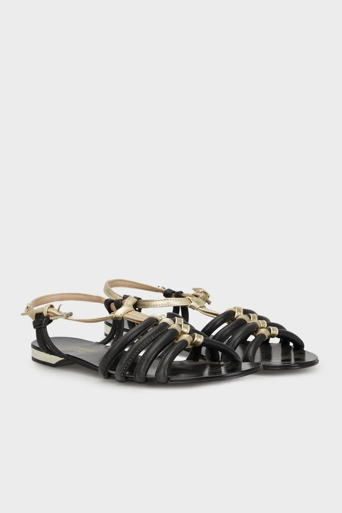 Versace Düz Bayan Sandalet ZOX5Y42VHBS2076079CM27 SİYAH - 3
