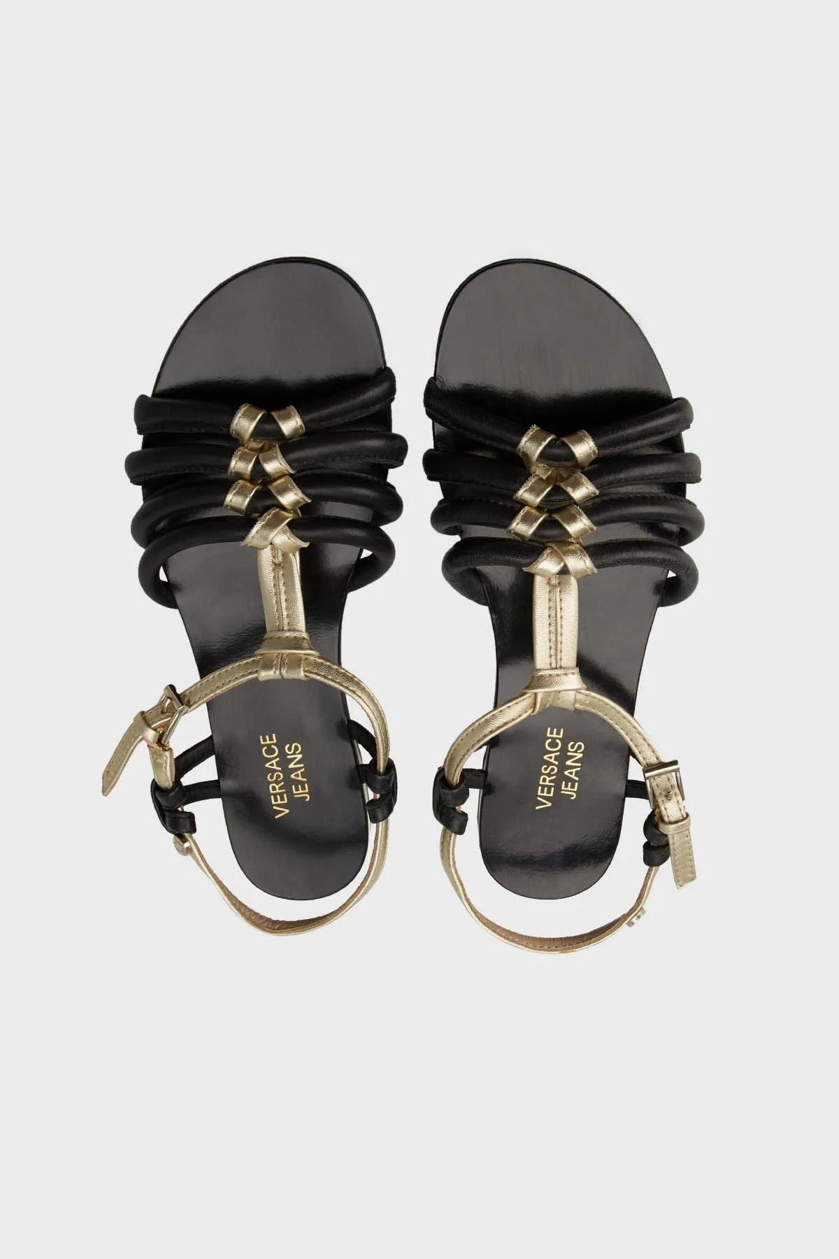 Versace Düz Bayan Sandalet ZOX5Y42VHBS2076079CM27 SİYAH - 4