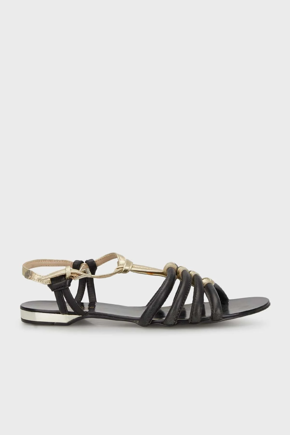 Versace Düz Bayan Sandalet ZOX5Y42VHBS2076079CM27 SİYAH - 1