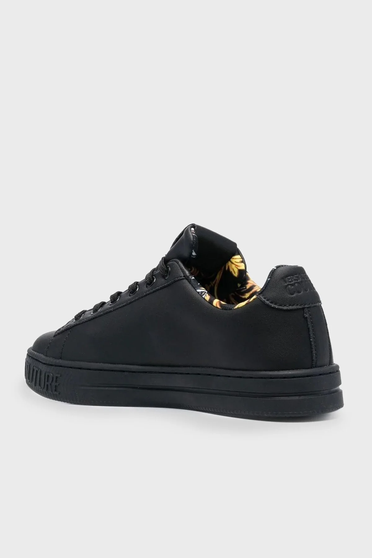 Versace Jeans Couture Hakiki Deri Sneaker Bayan Ayakkabı 74VA3SKL ZP236 899 SİYAH - 3