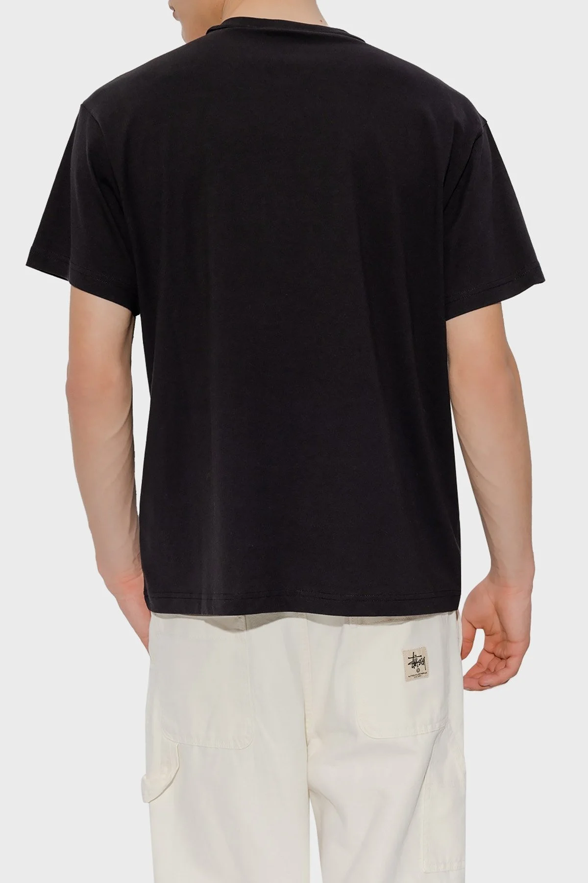 Versace Jeans Couture % 100 Pamuk Logo Baskılı Bisiklet Yaka Regular Fit Erkek T Shirt 74GAHF07 CJ03F 899 SİYAH - 2