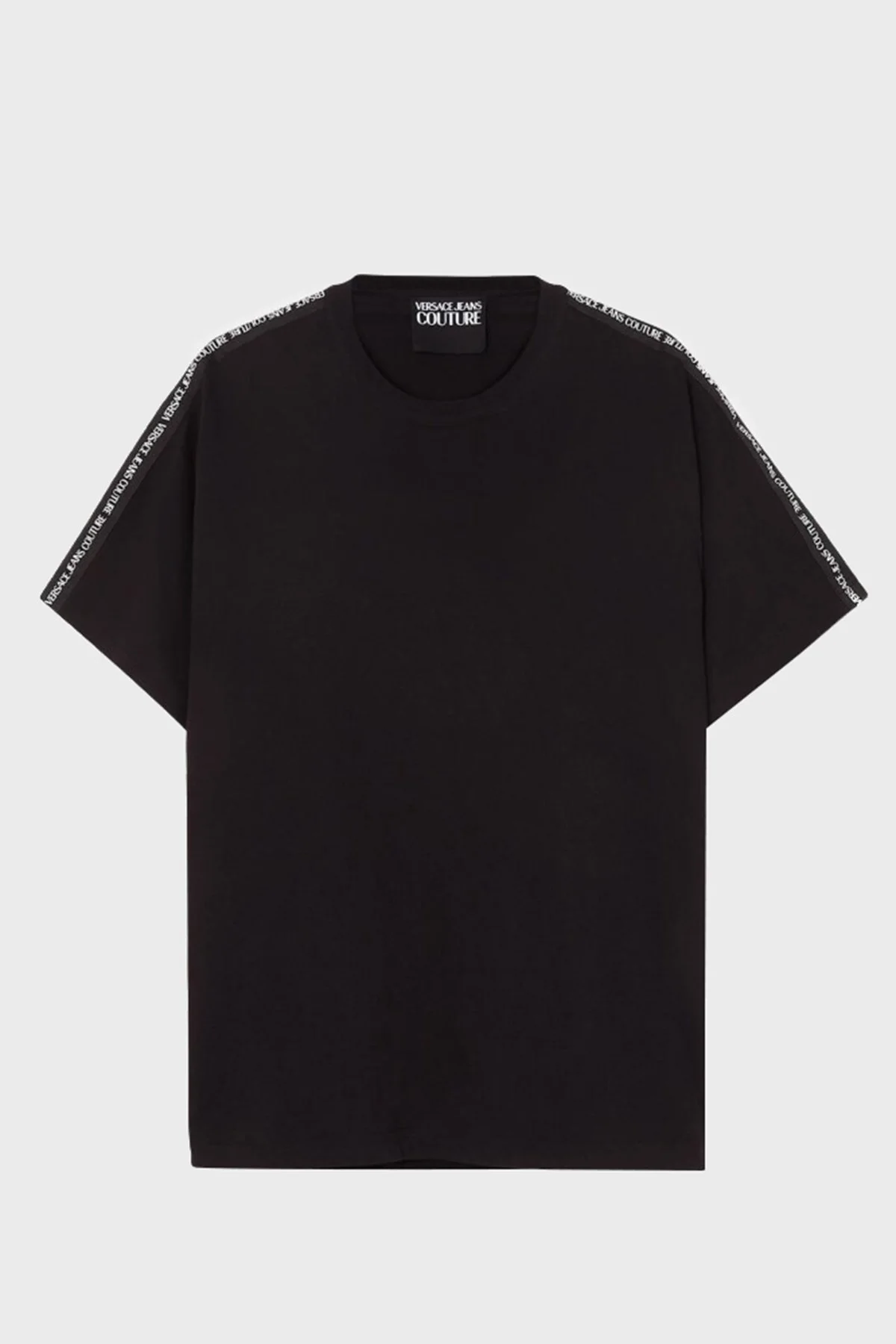 Versace Jeans Couture % 100 Pamuk Regular Fit Bisiklet Yaka Erkek T Shirt 73GAH6R4 J0001 899 SİYAH - 5