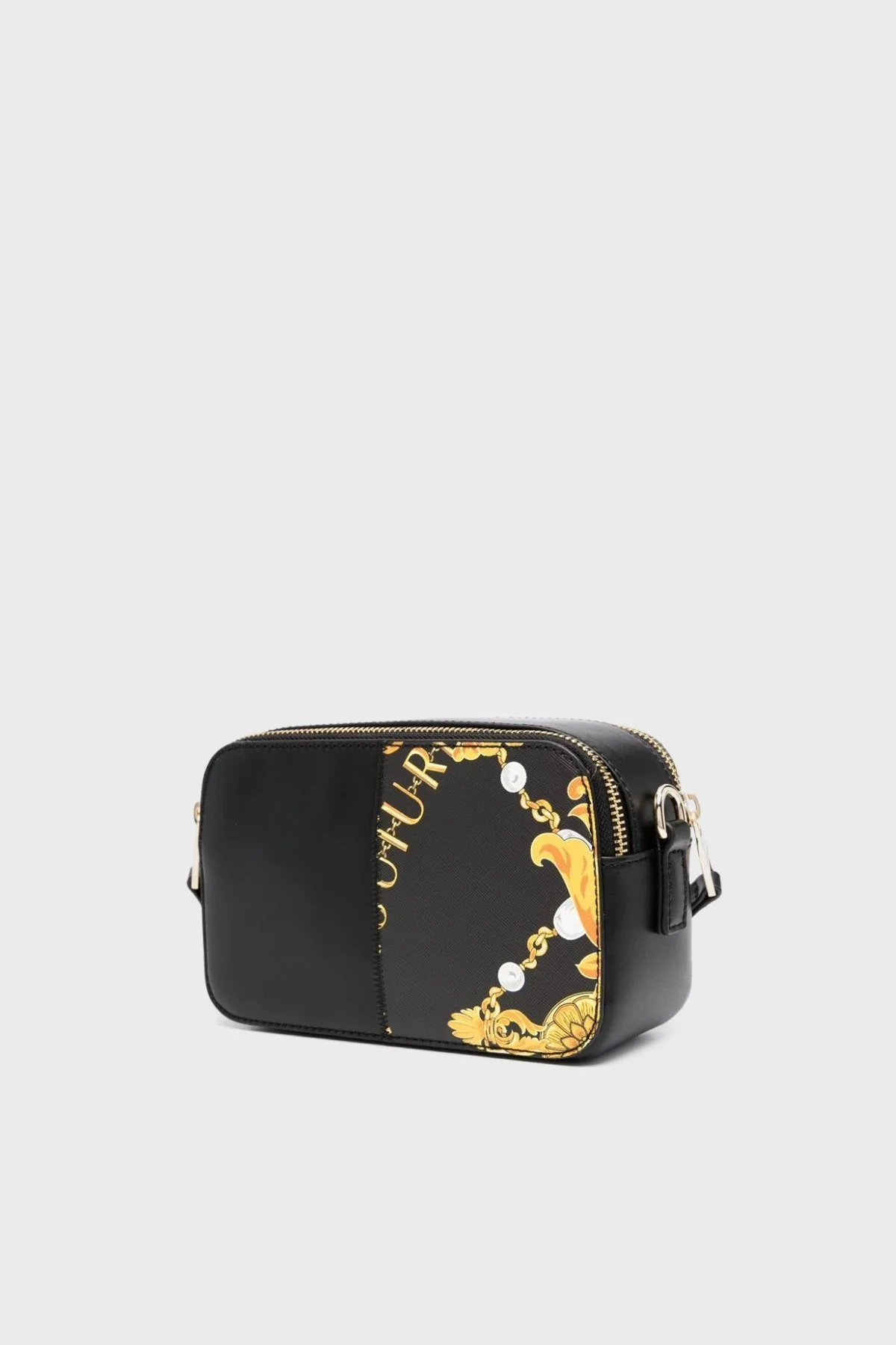 Versace Jeans Couture Barok Desenli Çıkarılabilir Omuz Askılı Bayan Çanta 75VA4BP3 ZS820 G89 SİYAH - 3