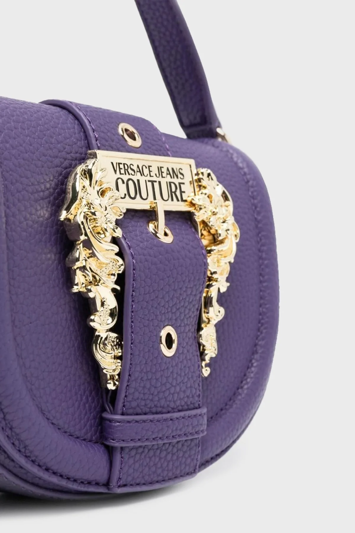 Versace Jeans Couture Barok Tokalı Çıkarılabilir Omuz Askılı Tote Bayan Çanta 75VA4BF2 ZS413 308 MOR - 5