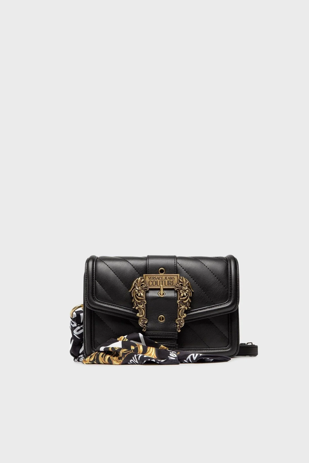 Versace Jeans Couture Barok Tokalı Çıkarılabilir Uzatma Askılı Bayan Çanta 73VA4BF1 ZS409 899 SİYAH - 1