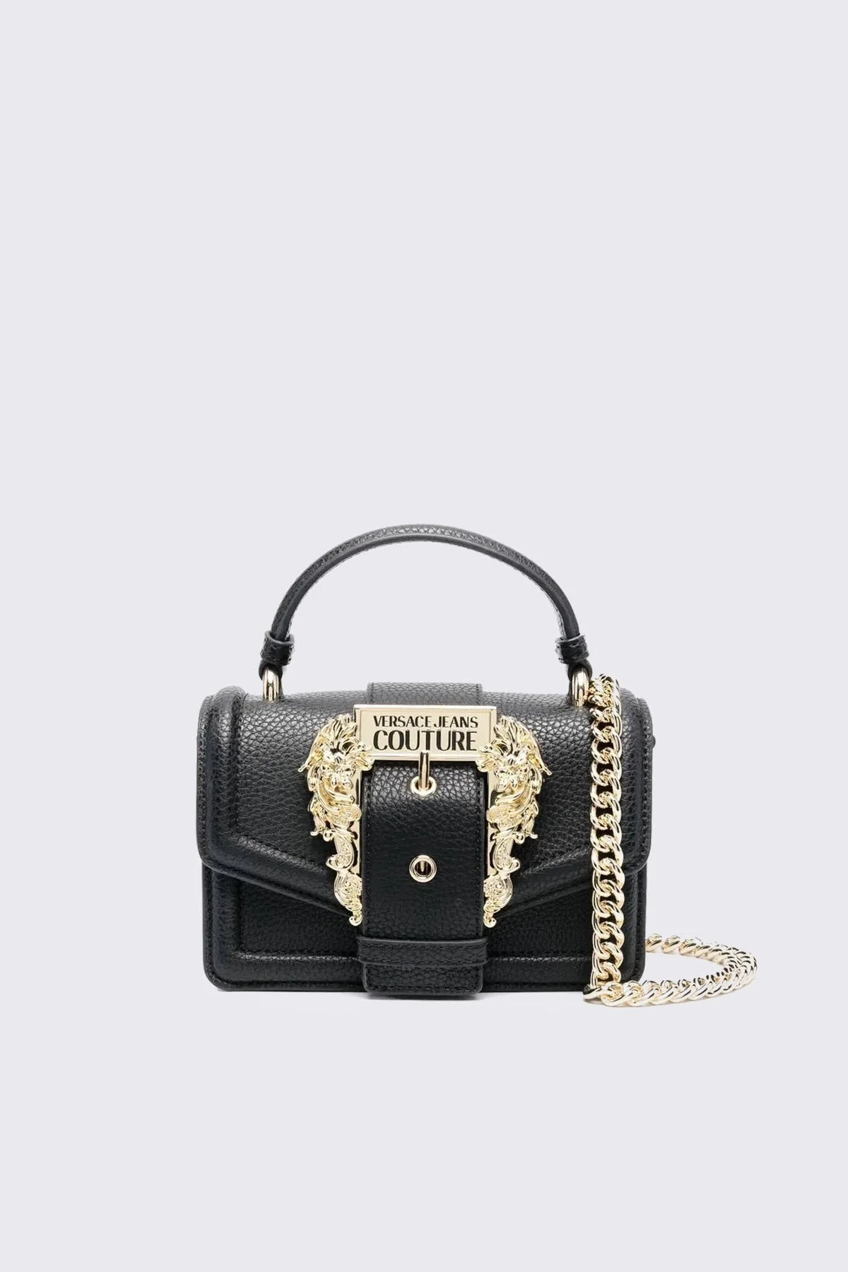 Versace Jeans Couture Barok Tokalı Zincir Askılı Bayan Çanta 75VA4BF6 ZS413 899 SİYAH - 1