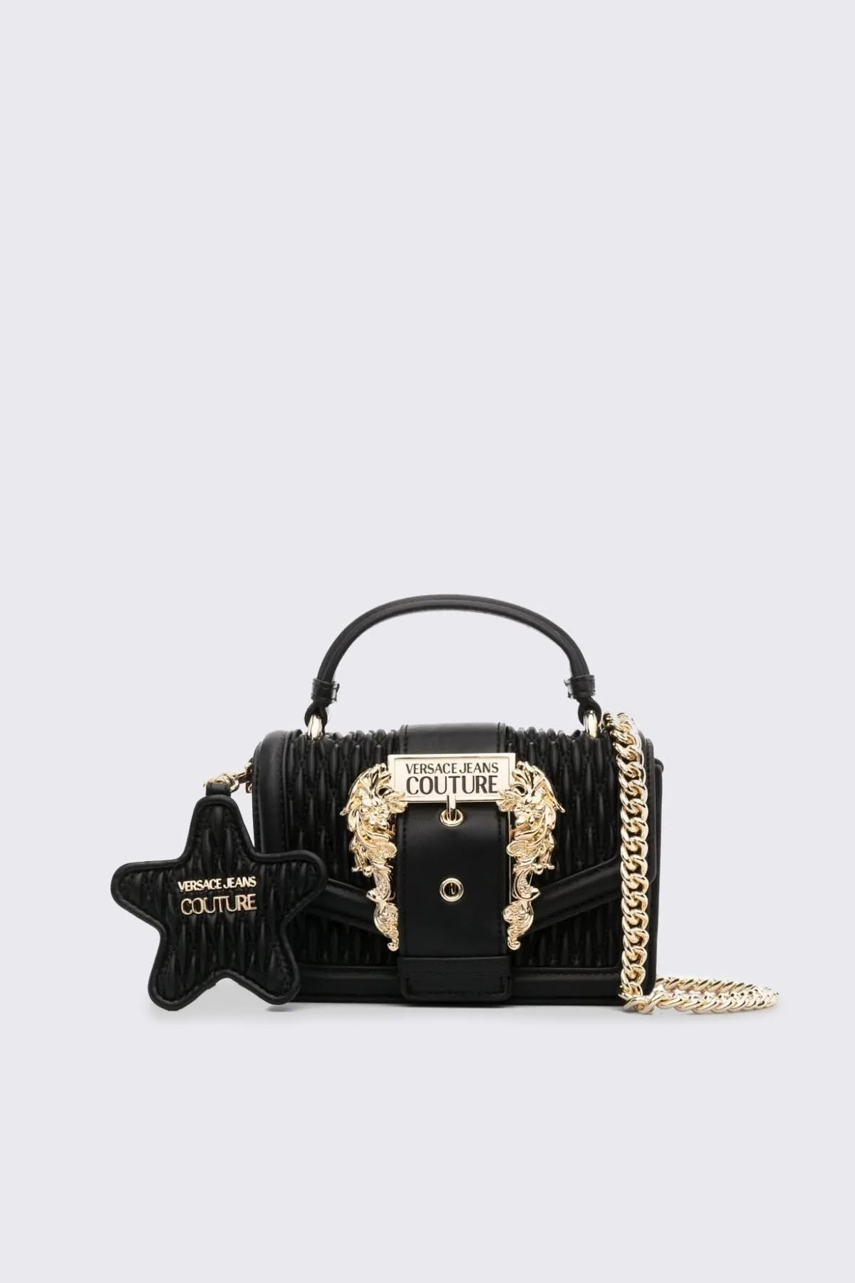 Versace Jeans Couture Barok Tokalı Zincir Askılı Bayan Çanta 75VA4BF6 ZS818 899 SİYAH - 1