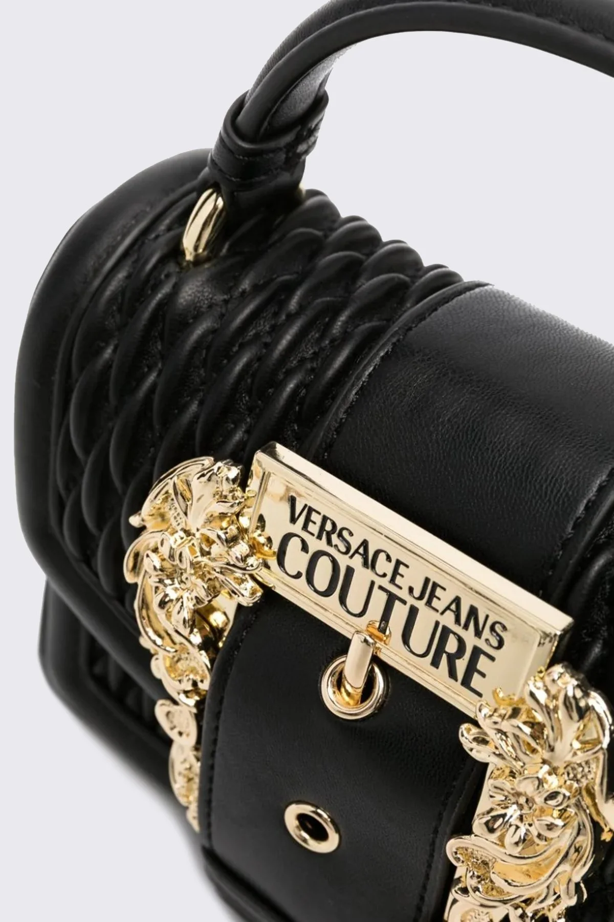 Versace Jeans Couture Barok Tokalı Zincir Askılı Bayan Çanta 75VA4BF6 ZS818 899 SİYAH - 4