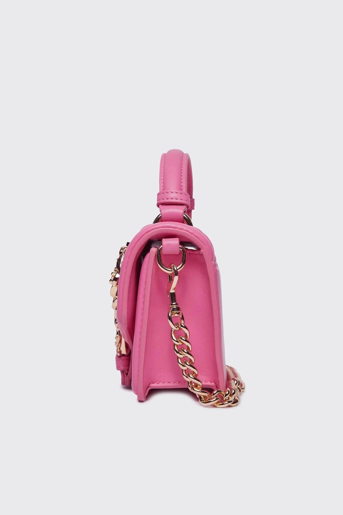 Versace Jeans Couture Barok Tokalı Zincir Askılı Bayan Çanta 75VA4BF6 ZS8184 61 PEMBE - 3