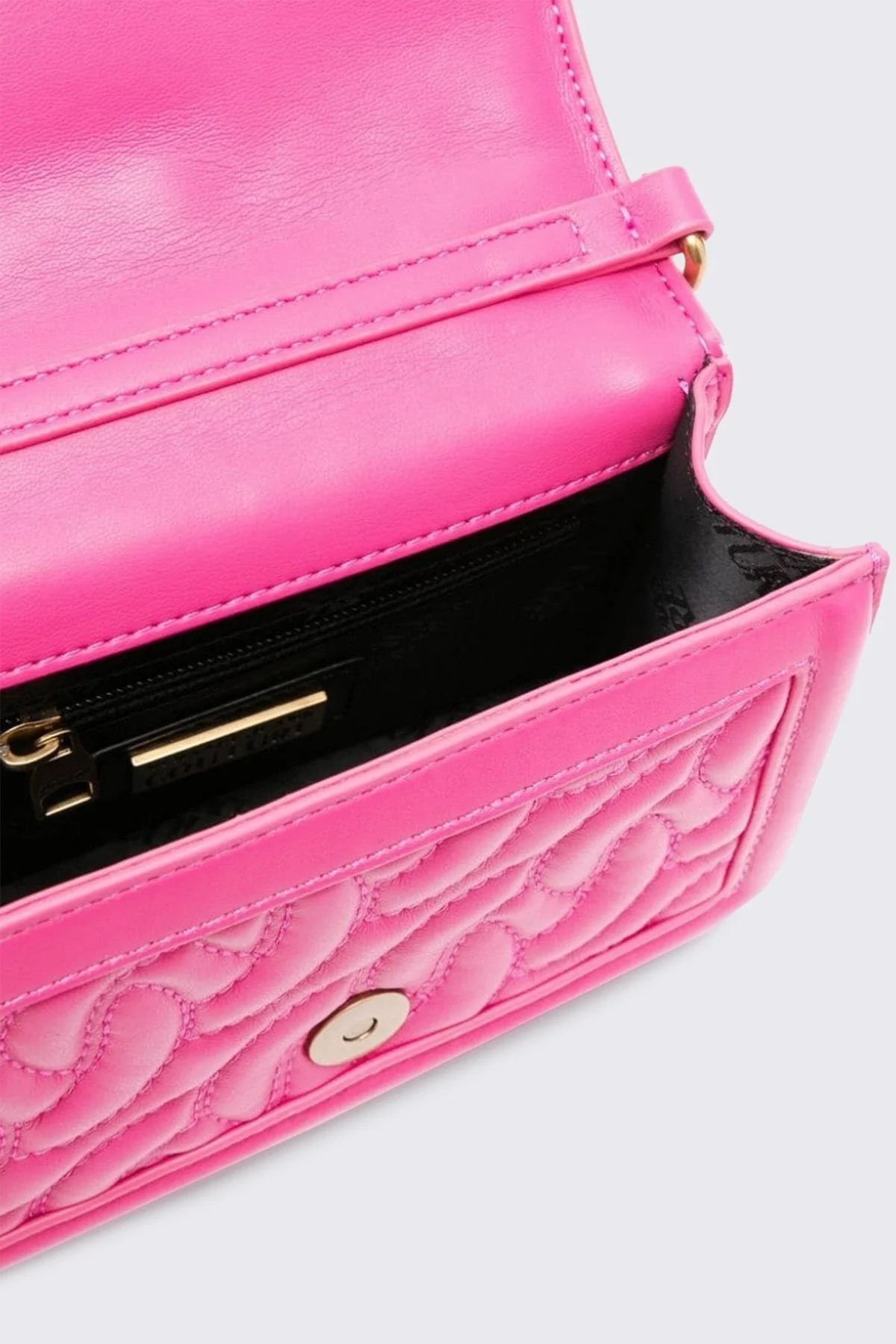 Versace Jeans Couture Barok Tokalı Zincir Askılı Fularlı Tote Bayan Çanta 75VA4BF6 ZS8034 55 FUŞYA - 5