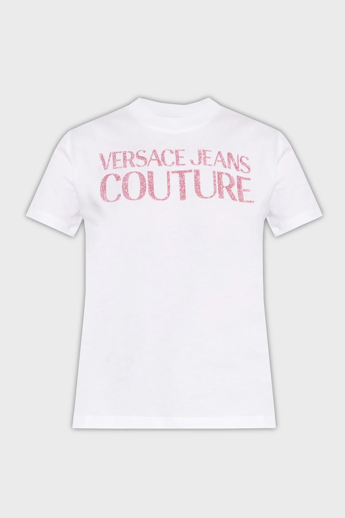 Versace Jeans Couture Bayan T Shirt 76HAHG03 CJ00G 003 BEYAZ - 5