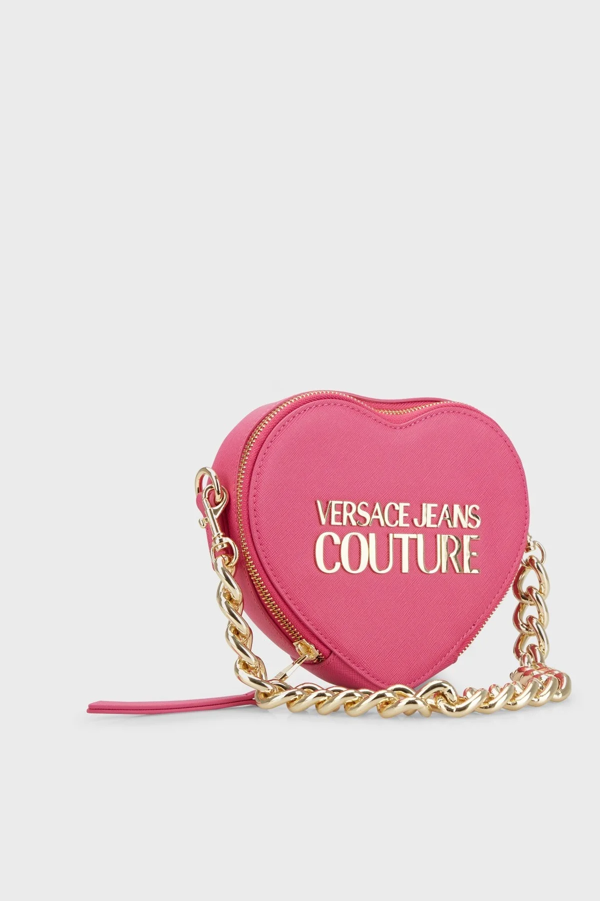 Versace Jeans Couture Çıkarılabilir Ayarlanabilir Askılı Zincirli Bayan Çanta 74VA4BL6 ZS467 406 FUŞYA - 2