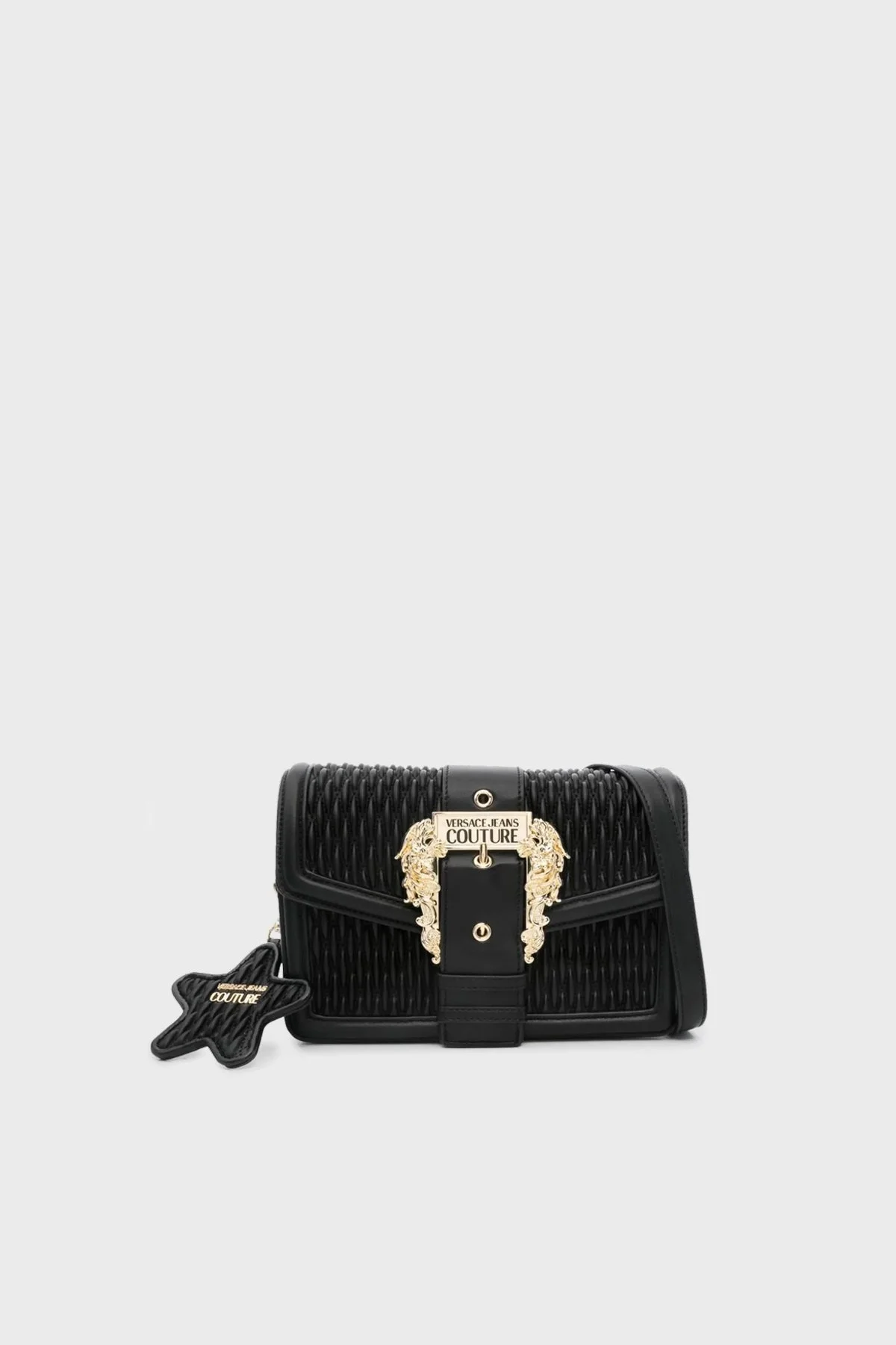Versace Jeans Couture Logolu Barok Tokalı Omuz Askılı Bayan Çanta 75VA4BF1 ZS818 899 SİYAH - 1