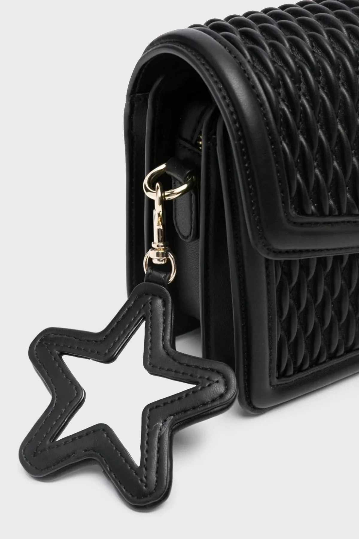 Versace Jeans Couture Logolu Barok Tokalı Omuz Askılı Bayan Çanta 75VA4BF1 ZS818 899 SİYAH - 4