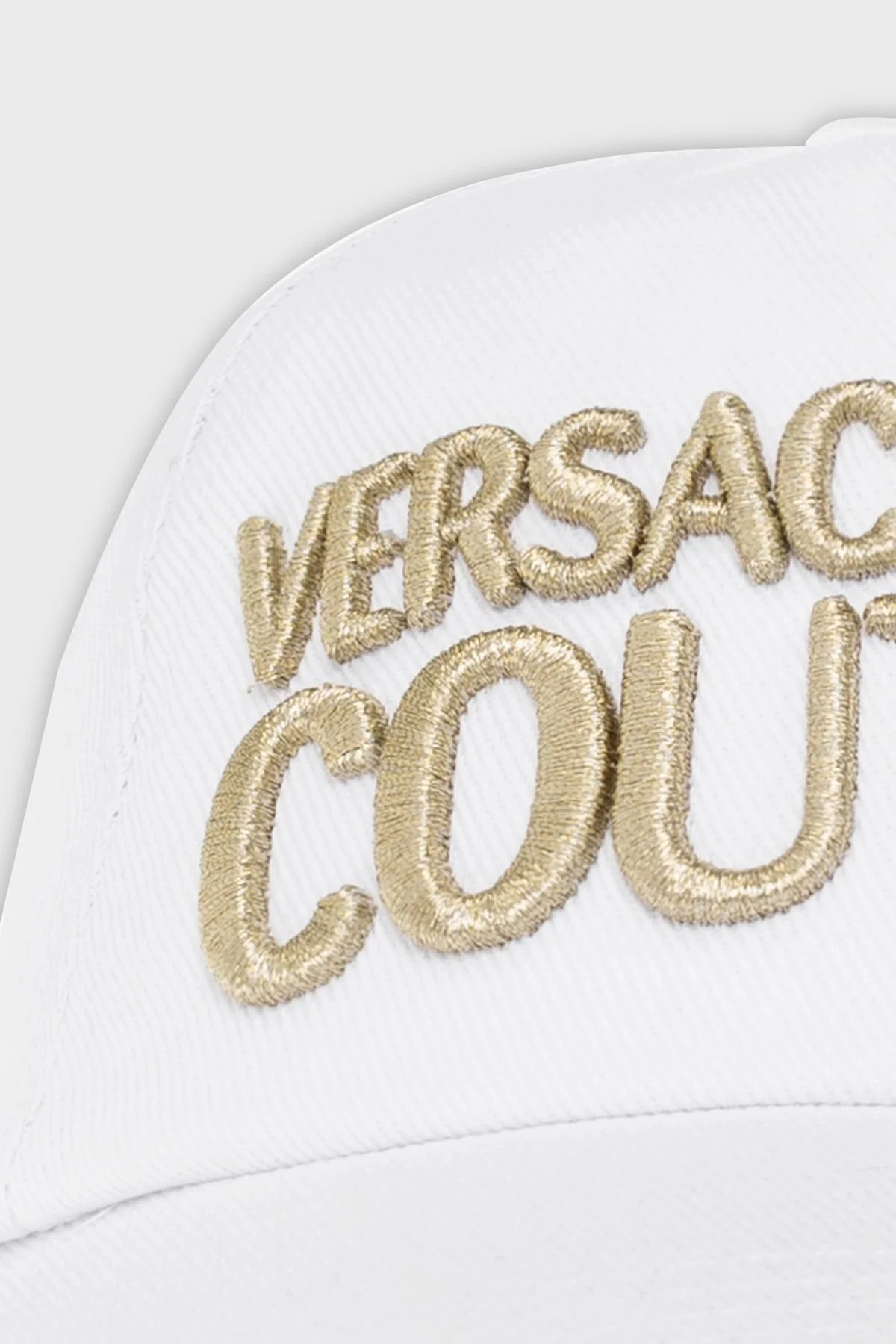 Versace Jeans Couture Logolu Bayan Şapka 74VAZK10 ZG010 G03 BEYAZ - 2