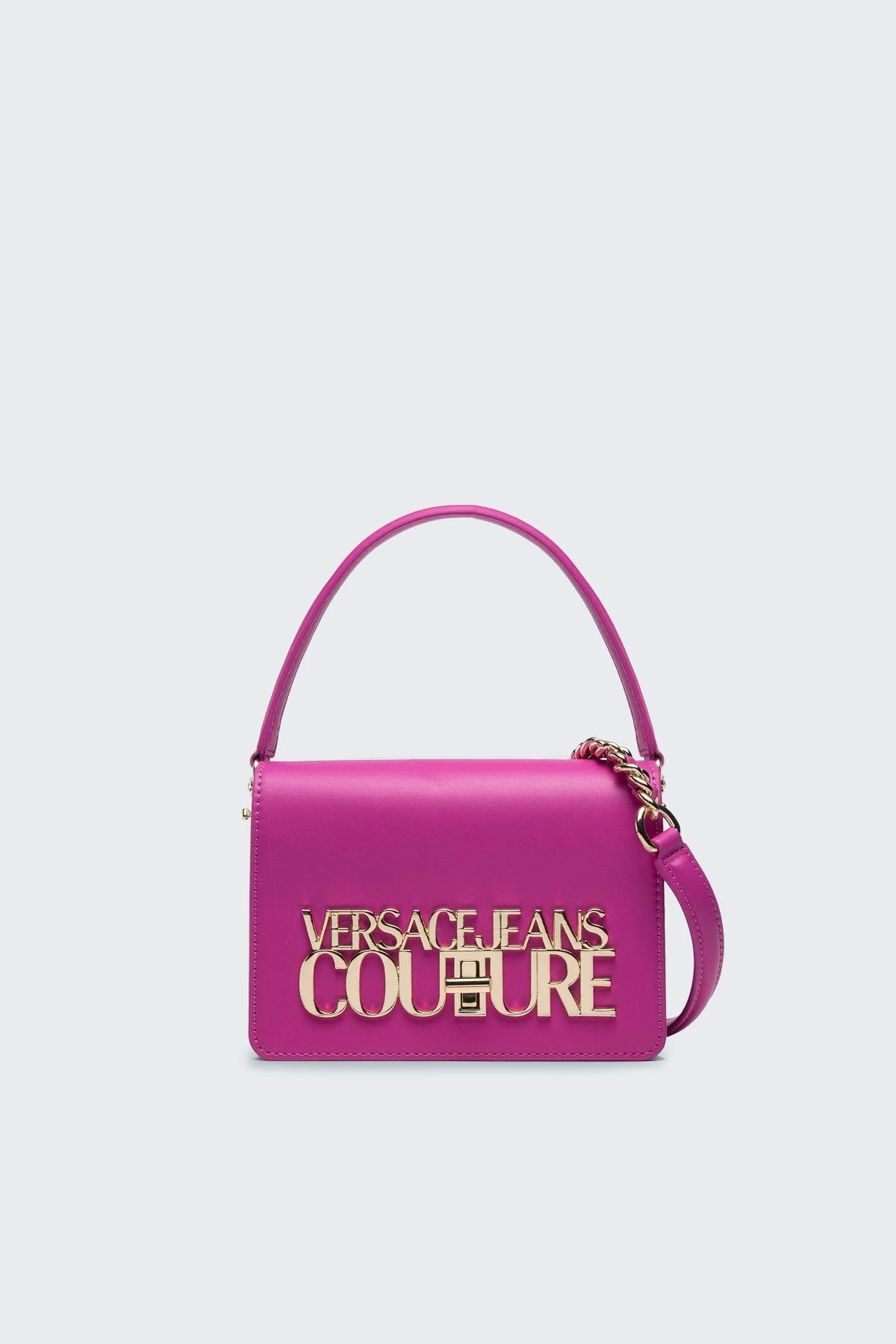 Versace Jeans Couture Logolu Çıkarılabilir Askılı Bayan Çanta 73VA4BL3 ZS412 455 FUŞYA - 1