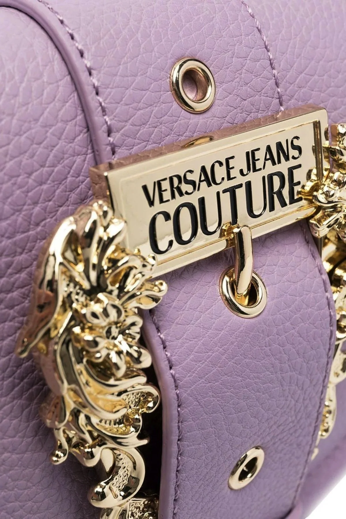 Versace Jeans Couture Logolu Çıkarılabilir Omuz Askılı Bayan Çanta 74VA4BF2 ZS413 302 LİLA - 4