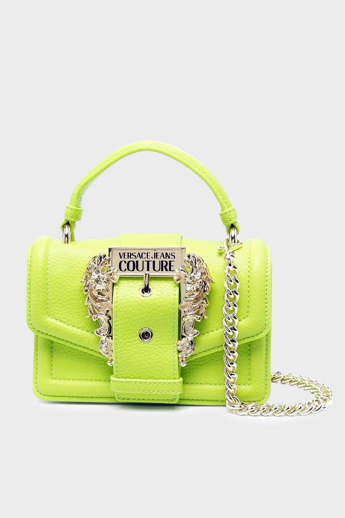 Versace Jeans Couture Logolu Çıkarılabilir Omuz Askılı Bayan Çanta 74VA4BF6 ZS413 110 FISTIK YEŞİL - 1