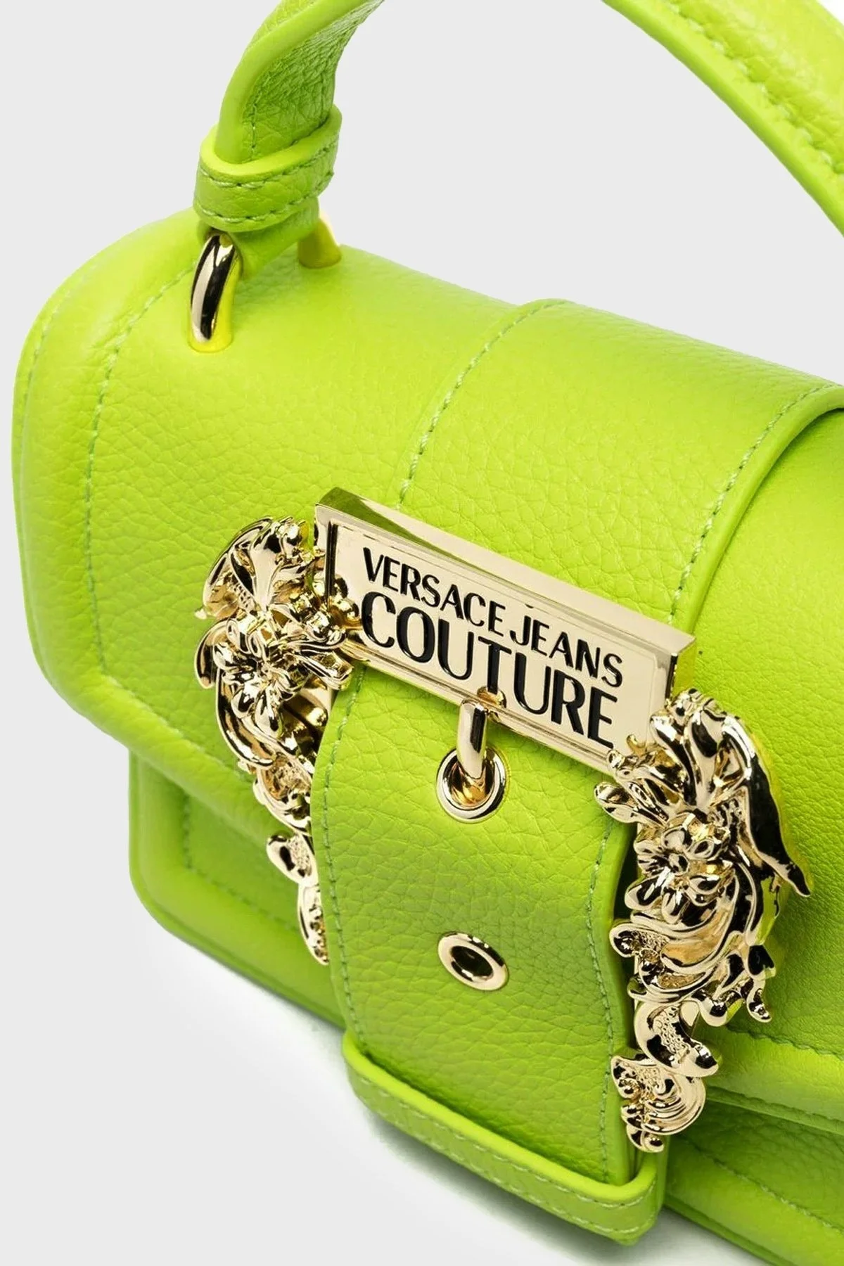 Versace Jeans Couture Logolu Çıkarılabilir Omuz Askılı Bayan Çanta 74VA4BF6 ZS413 110 FISTIK YEŞİL - 4