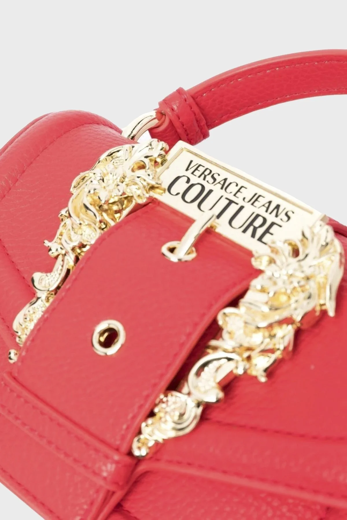 Versace Jeans Couture Logolu Çıkarılabilir Omuz Askılı Bayan Çanta 74VA4BF6 ZS413 521 KIRMIZI - 4