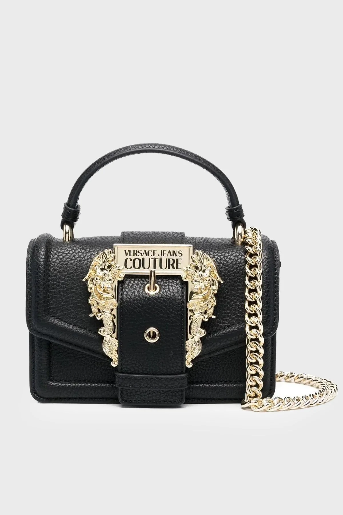 Versace Jeans Couture Logolu Çıkarılabilir Omuz Askılı Bayan Çanta 74VA4BF6 ZS413 899 SİYAH - 1
