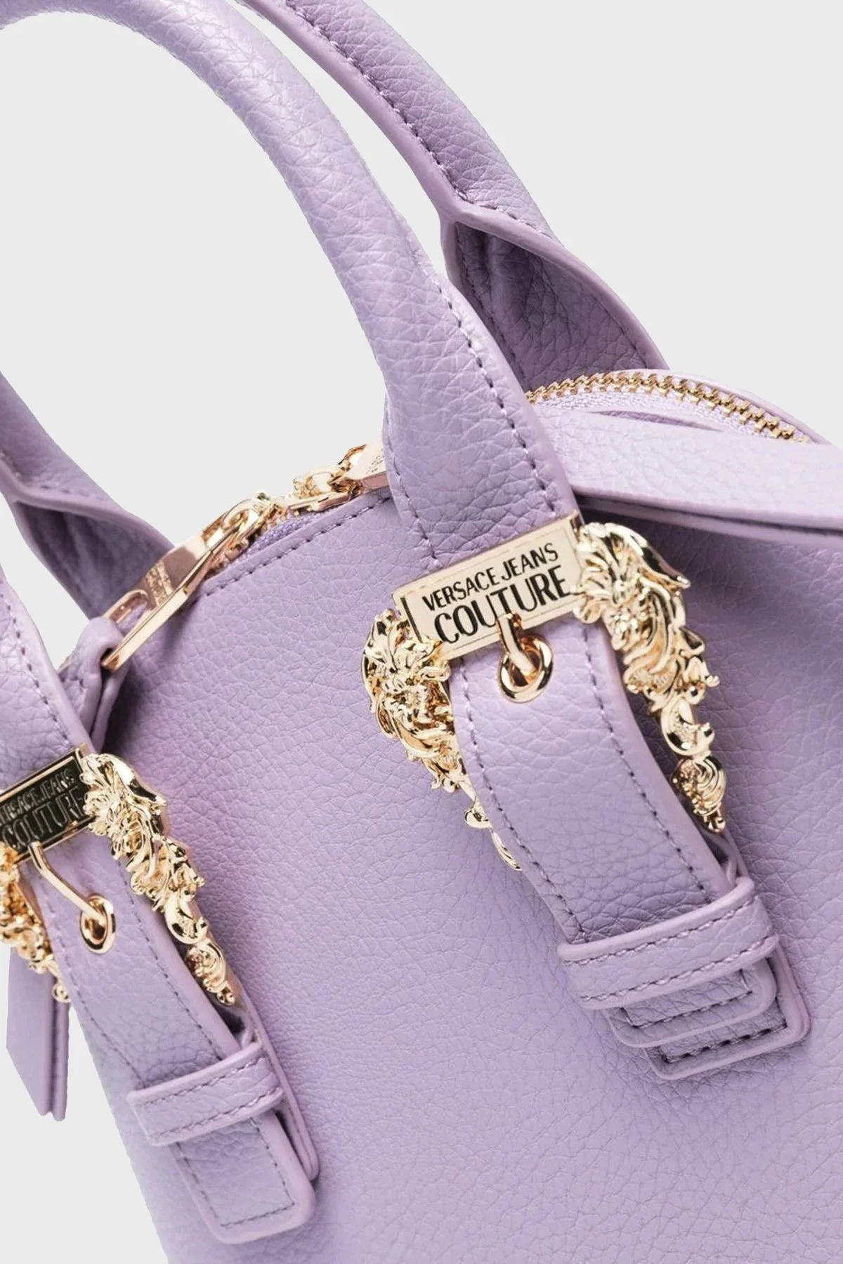 Versace Jeans Couture Logolu Çıkarılabilir Omuz Askılı Bayan Çanta 74VA4BF7 ZS413 302 LİLA - 4