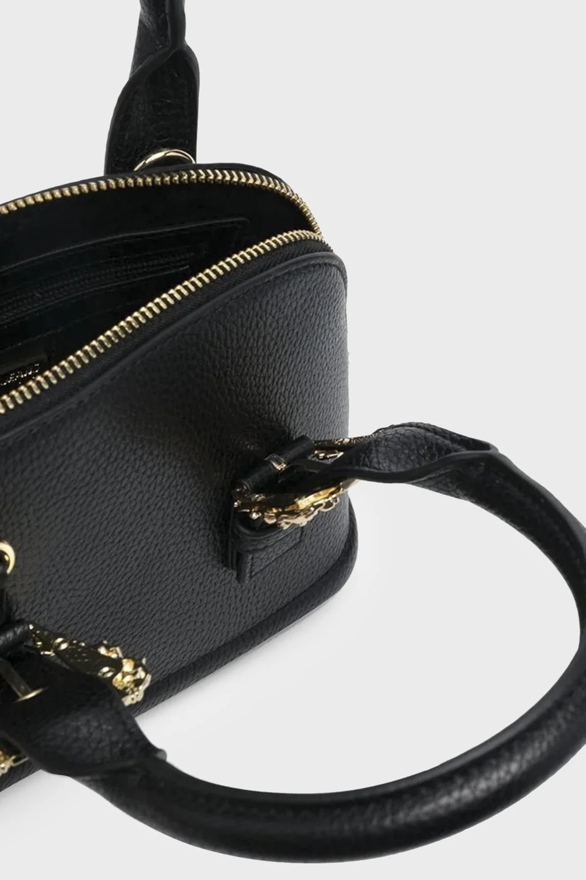 Versace Jeans Couture Logolu Çıkarılabilir Omuz Askılı Bayan Çanta 74VA4BF7 ZS413 899 SİYAH - 5