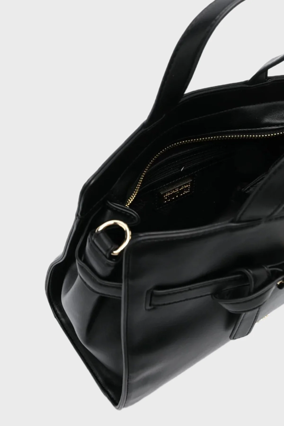 Versace Jeans Couture Logolu Çıkarılabilir Omuz Askılı Bayan Çanta 74VA4BFM ZS412 899 SİYAH - 5