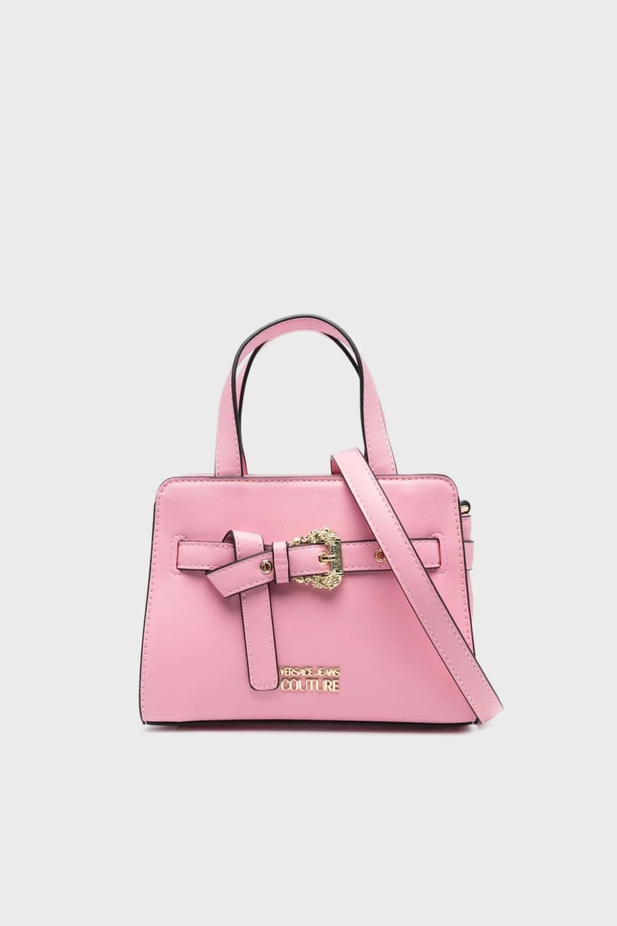 Versace Jeans Couture Logolu Çıkarılabilir Omuz Askılı Bayan Çanta 74VA4BFO ZS412 443 PEMBE - 1