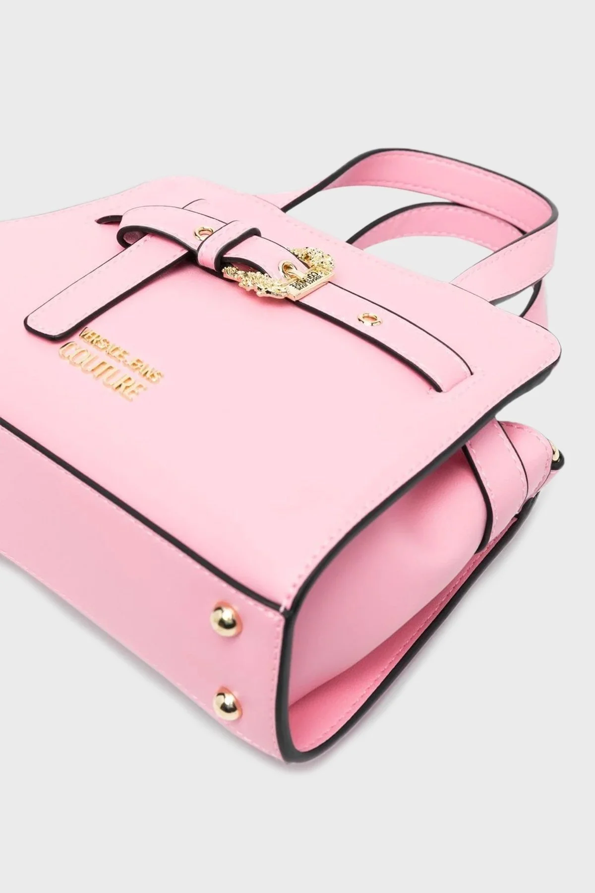 Versace Jeans Couture Logolu Çıkarılabilir Omuz Askılı Bayan Çanta 74VA4BFO ZS412 443 PEMBE - 5