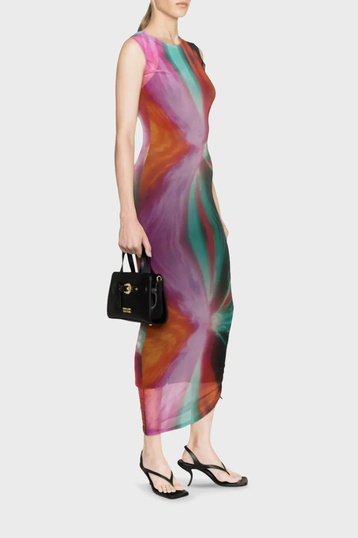 Versace Jeans Couture Logolu Çıkarılabilir Omuz Askılı Bayan Çanta 74VA4BFO ZS412 899 SİYAH - 2